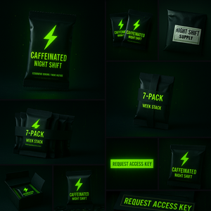 CAFFEINATED // NIGHTSHIFT— NIGHT OPS // V1 COLLECTION