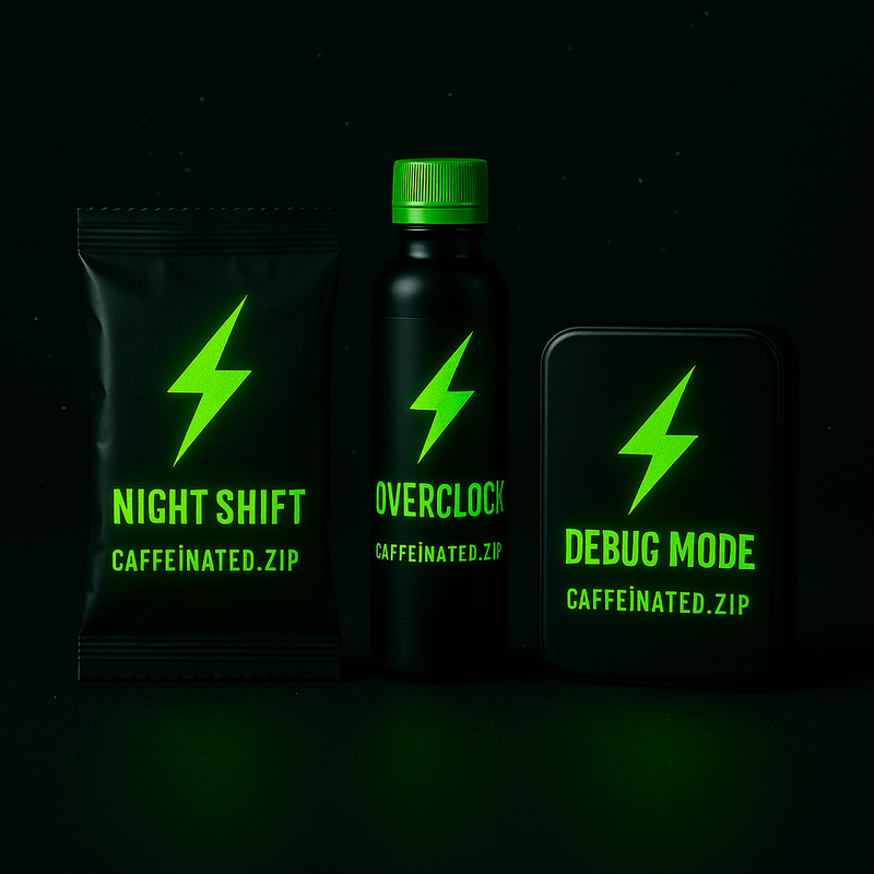 CAFFEINATED // NIGHTSHIFT— NIGHT OPS // V1 COLLECTION